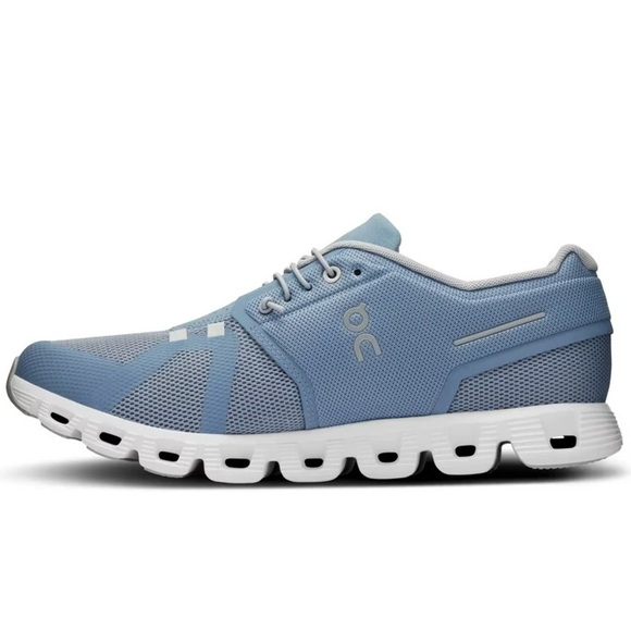 On Running Cloud5 Size 11 In Chambray White For Men New Best Price - Picture 3 of 4